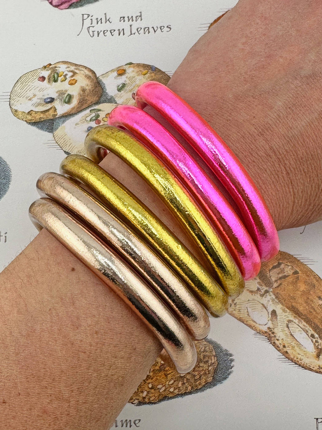 Luxe Thai Buddhist Temple Mantra Bangle