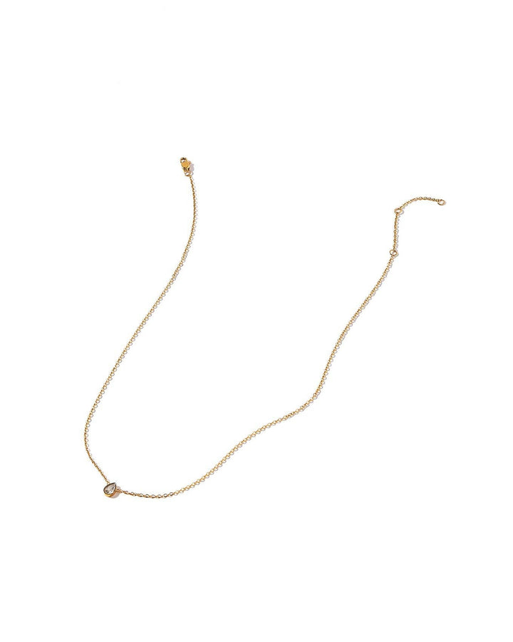 Necklace - Paloma Pear Drop Gold