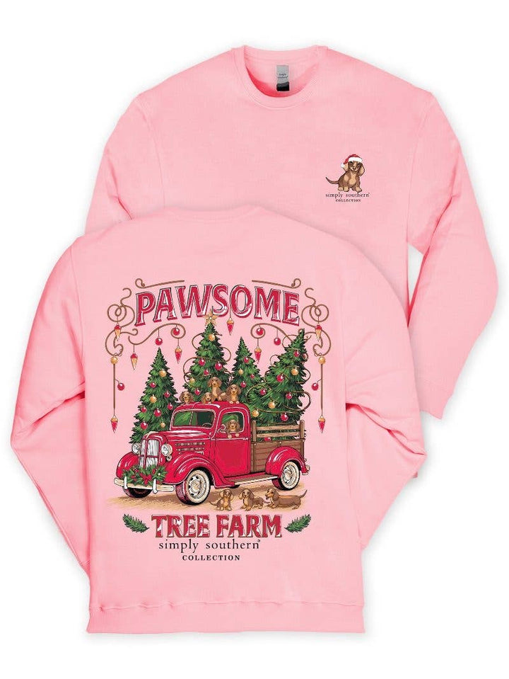 Simply Southern Christmas TREE FARM-PNK