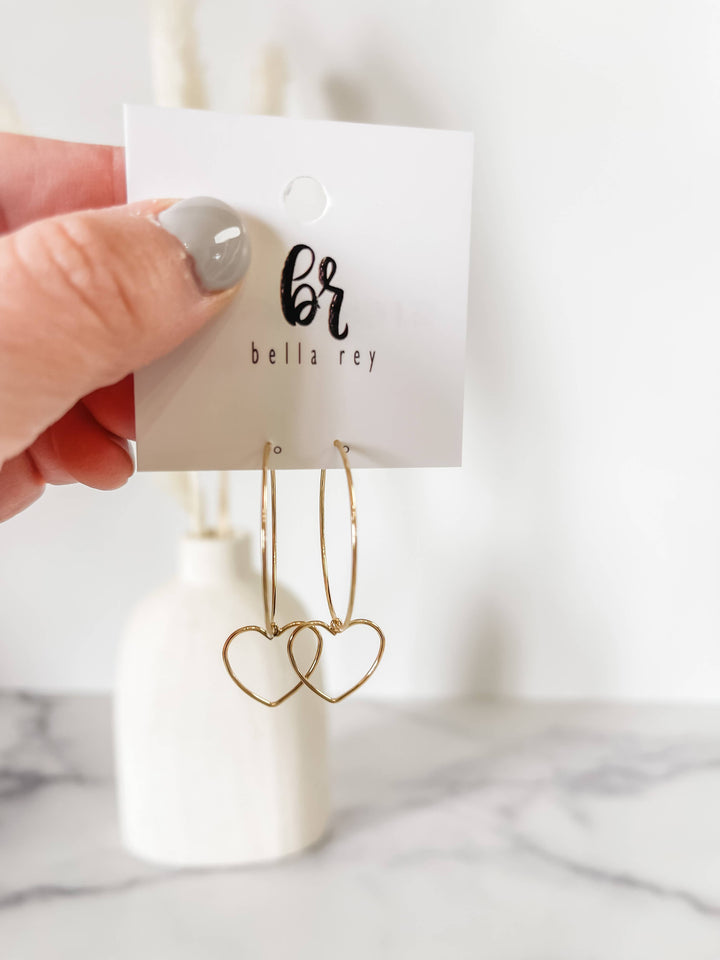 The Anna Ryan gold plated hoop earrings (medium)