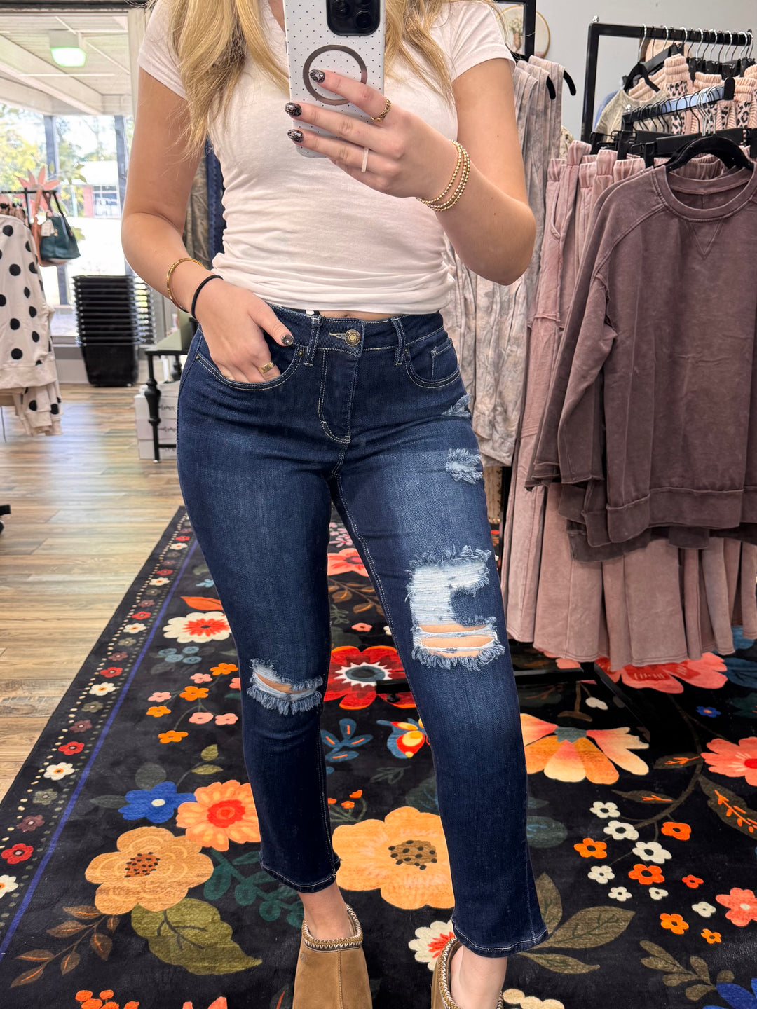 Royalty For Me Distressed Petite