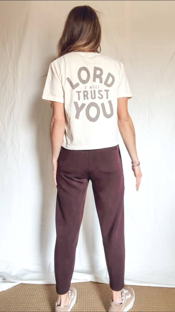Lord I Trust You Graphic Tee- T-shirt - Faith - Uplifting