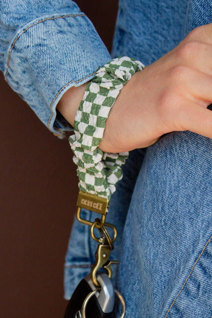 Lindsey Checked Keychain