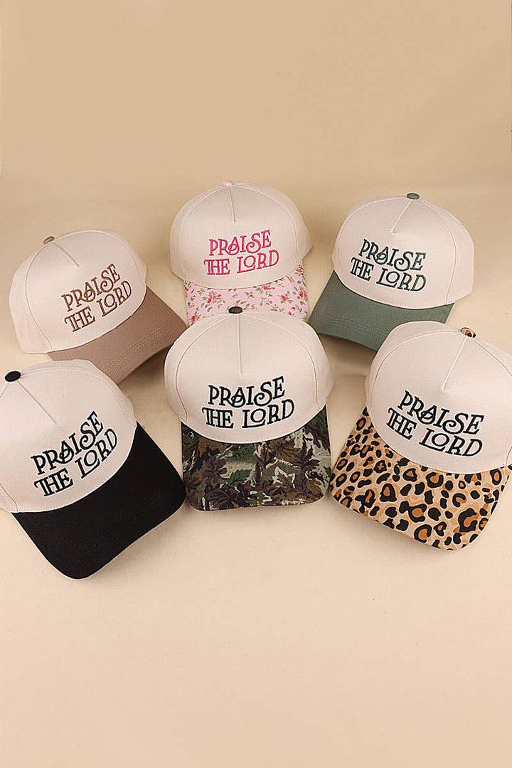 `Praise The Lord Two Tone Cotton Hat Zenana Consgt.