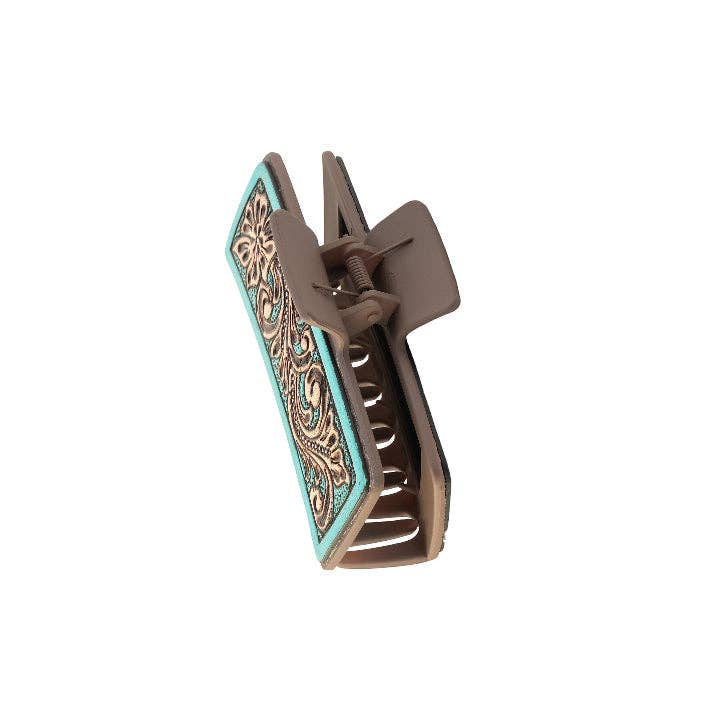High Vista Hair Comb Clip In Turquoise