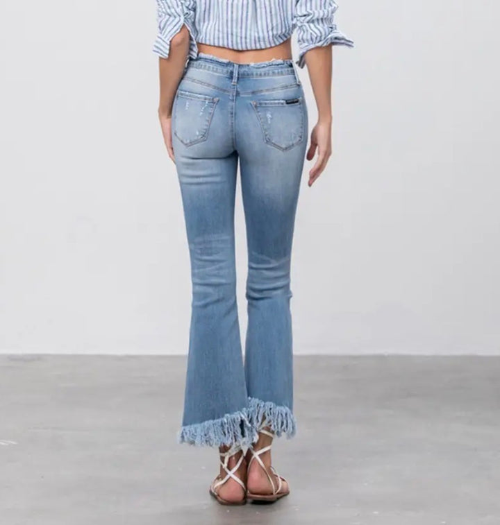 Insane Jean Cropped Flare