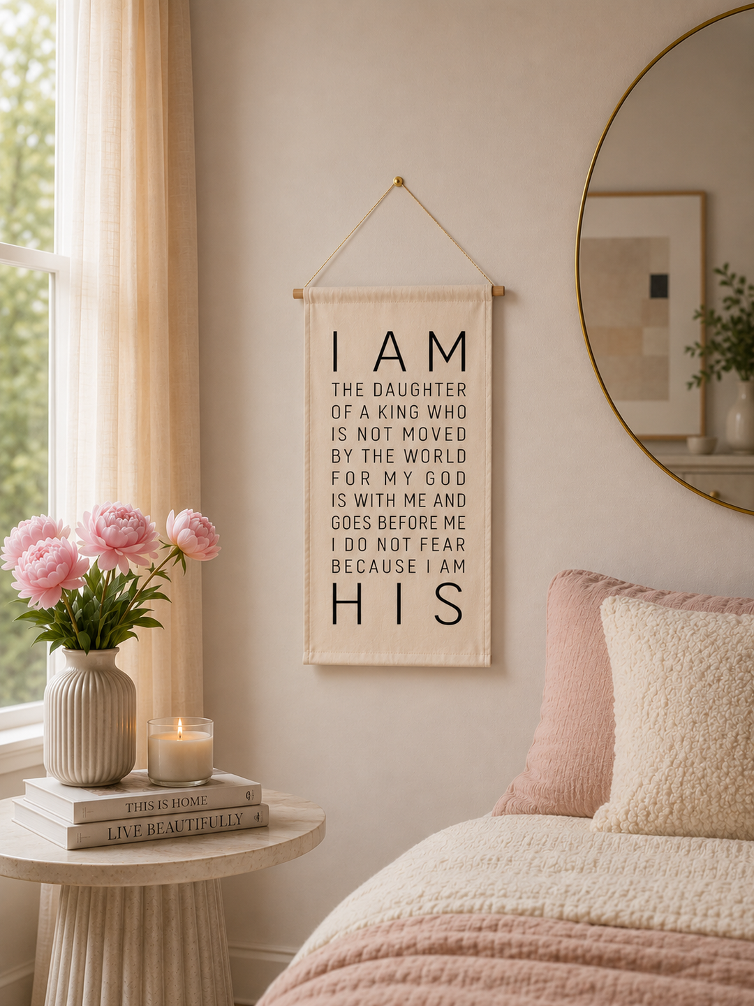 I Am the Daughter of a King Hanging Scroll Banner
