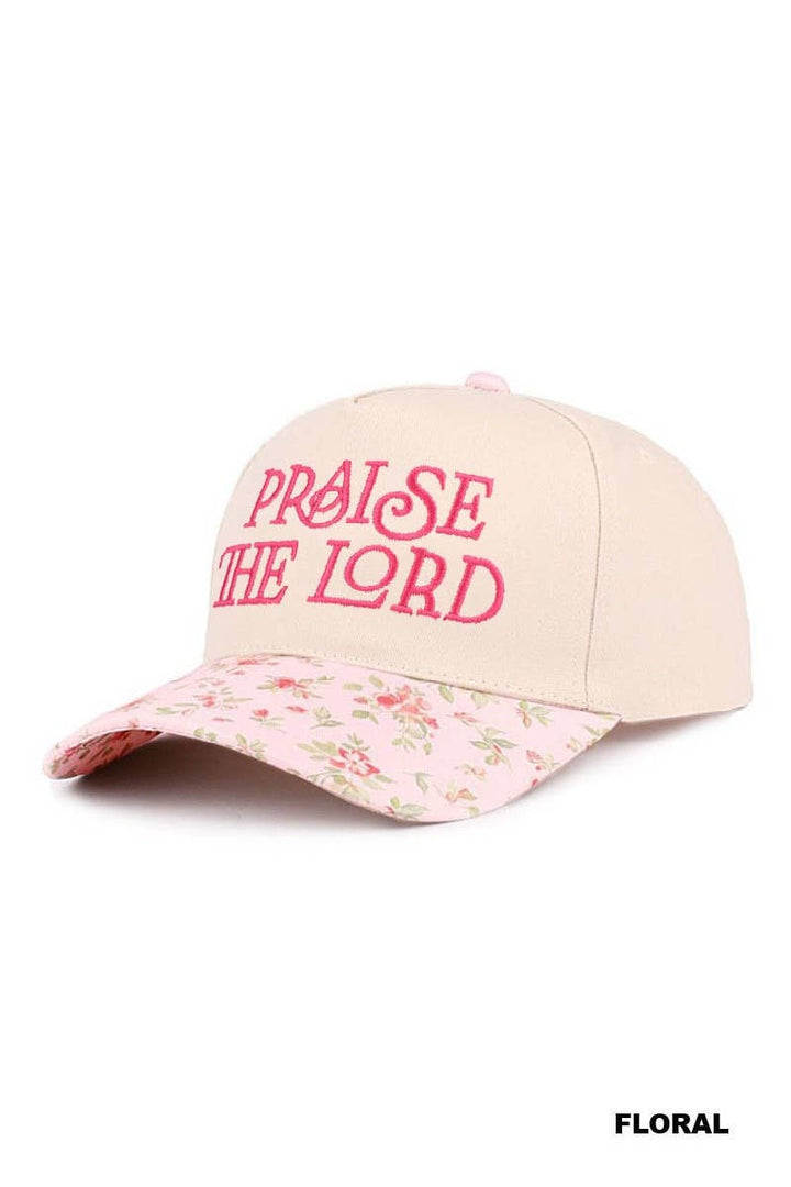 `Praise The Lord Two Tone Cotton Hat Zenana Consgt.