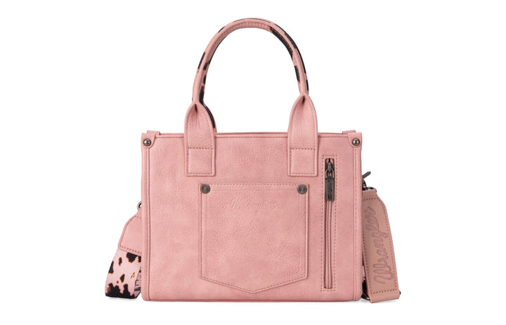 Wrangler Cow Print Tote Bag - Pink
