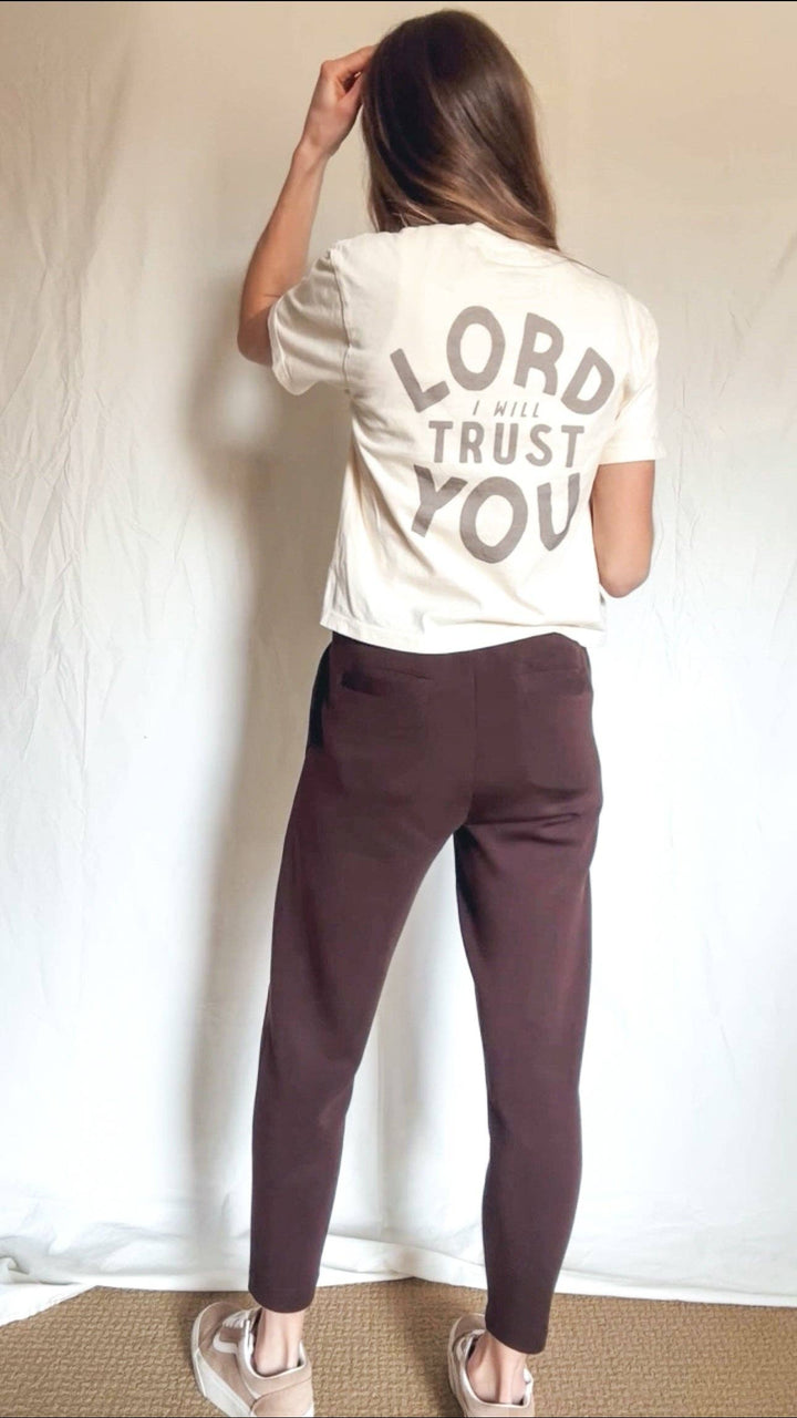 Lord I Trust You Graphic Tee- T-shirt - Faith - Uplifting