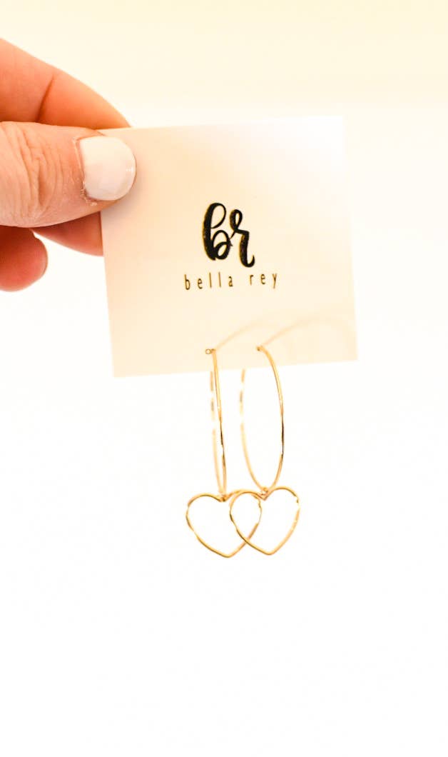 The Anna Ryan gold plated hoop earrings (medium)
