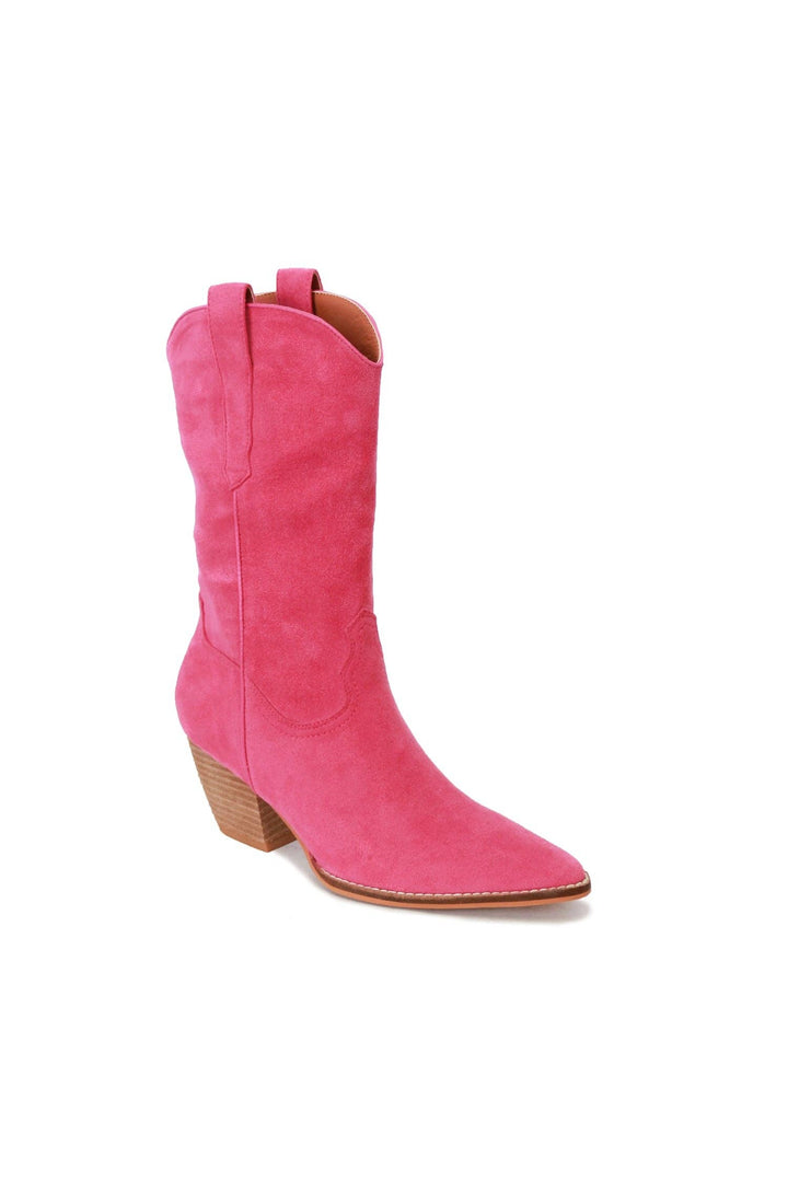 Cowgirl mid-calf Pink Boots