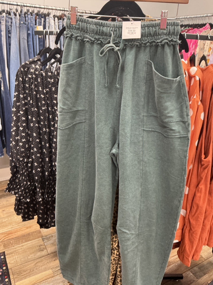 Double Zero - Dark Green Sweatpants