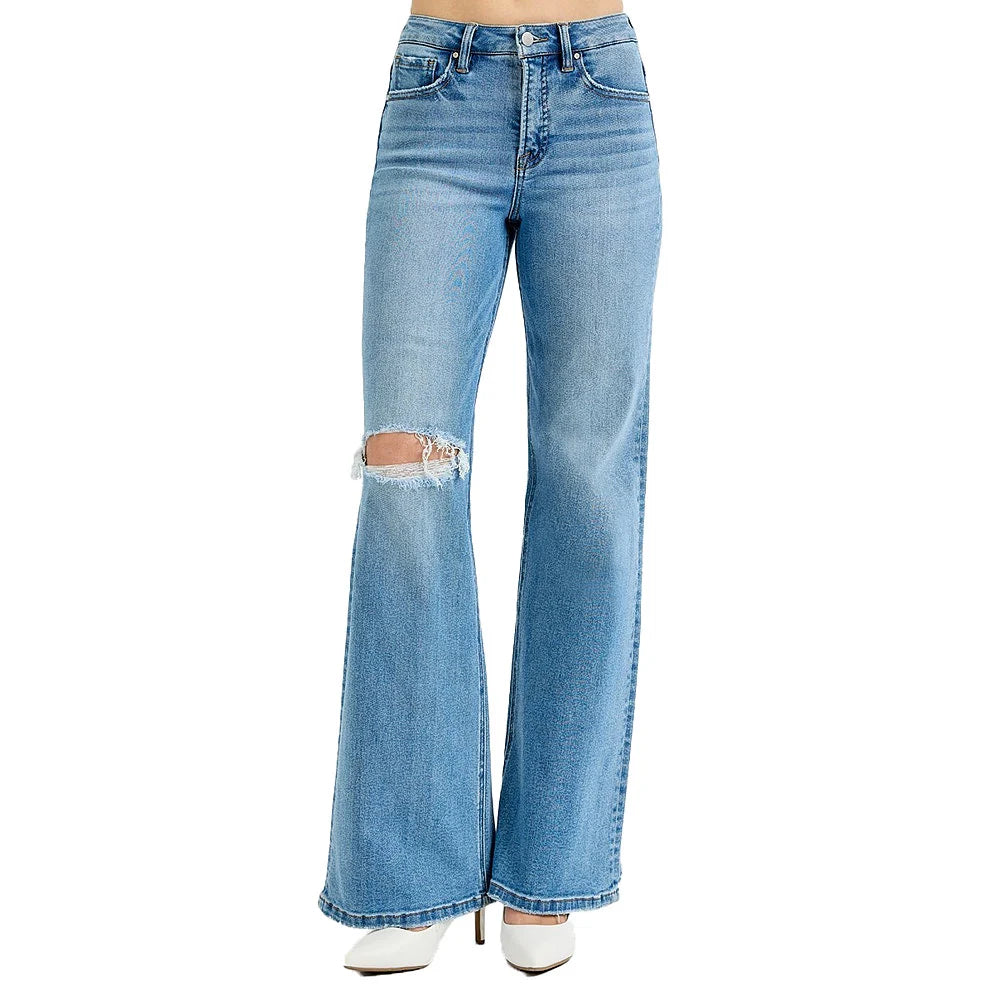 Risen Flared Jeans