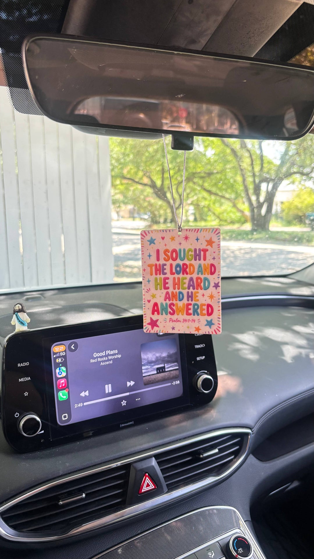 Bible Verse Felt Car Freshie