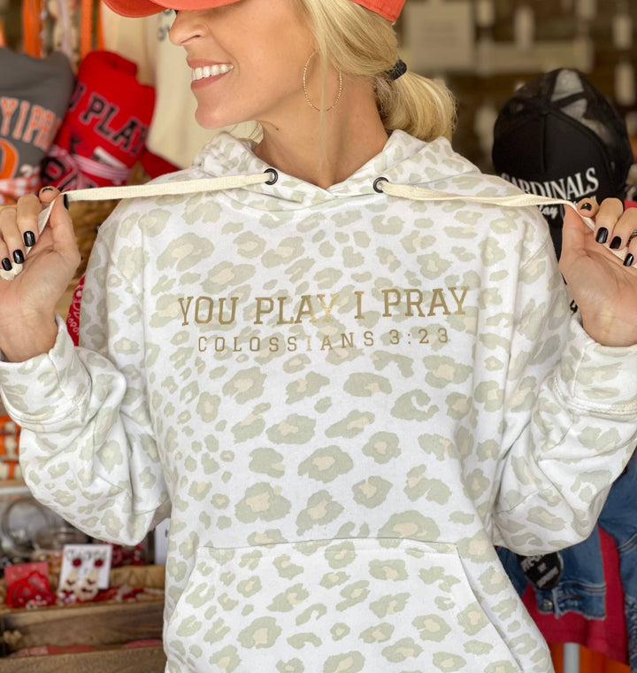 Leopard Sports Mom Hoodie | Gameday