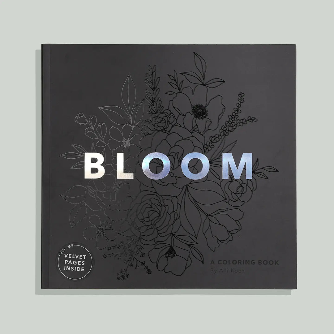 BLOOM - Feel Me Coloring Book With Velvet Pages