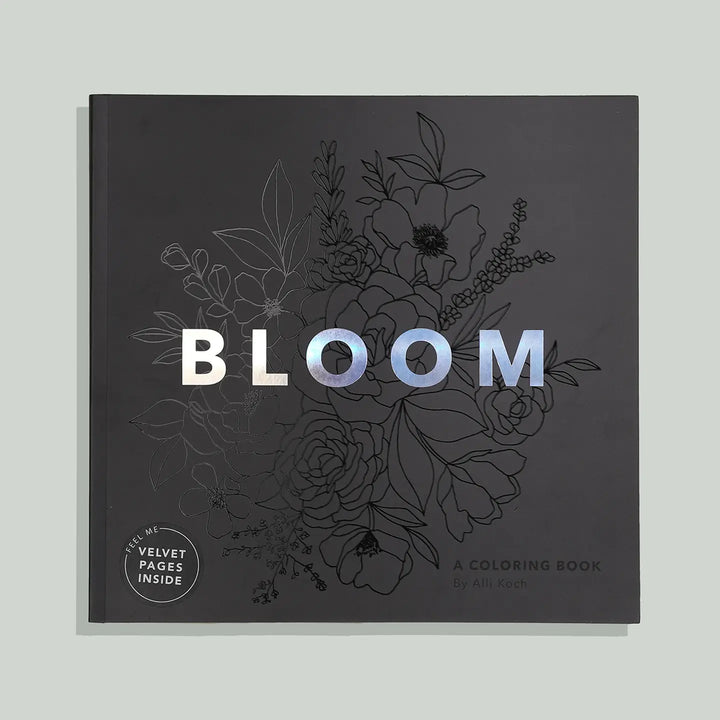 BLOOM - Feel Me Coloring Book With Velvet Pages
