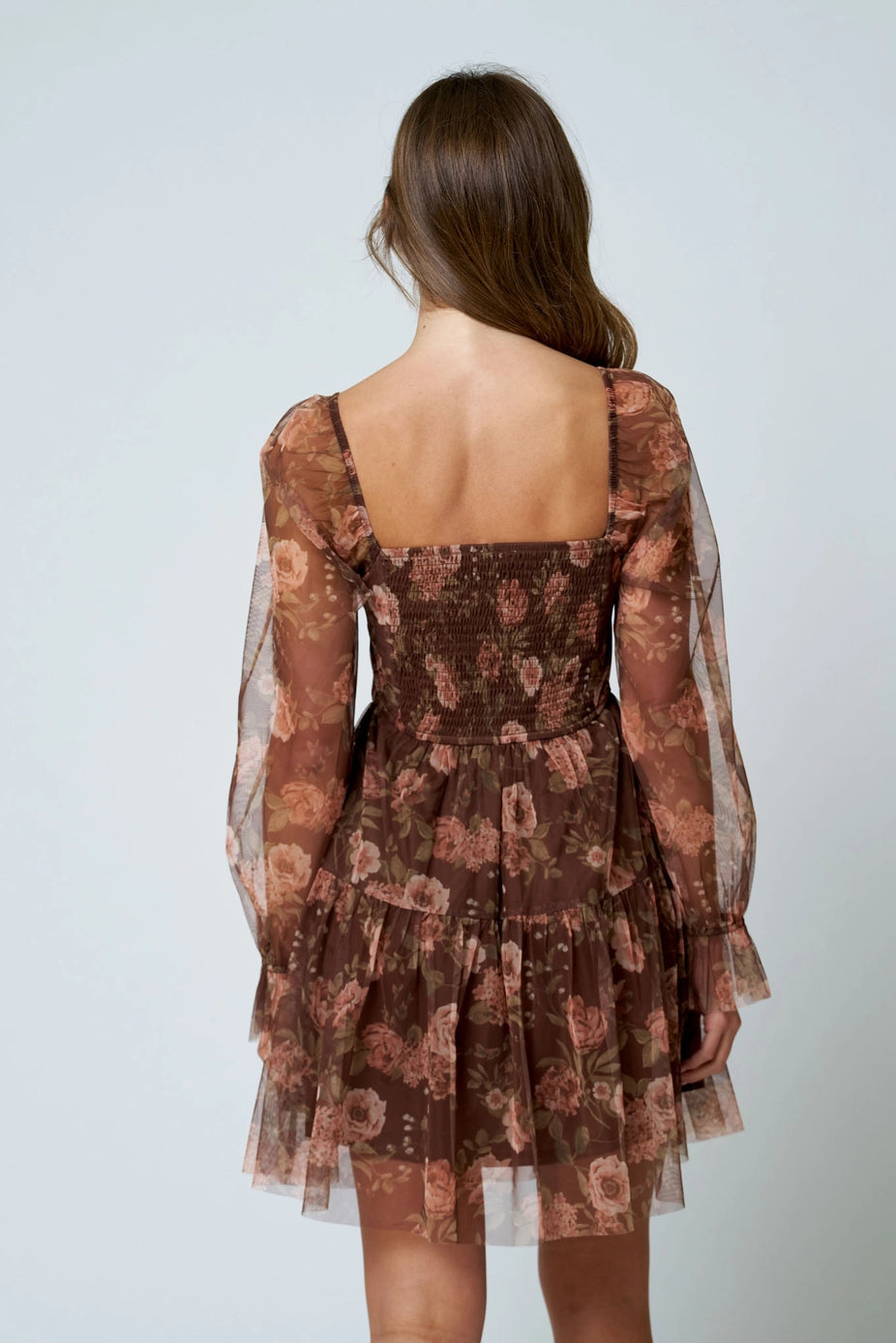 Floral Sweetheart Mini Dress