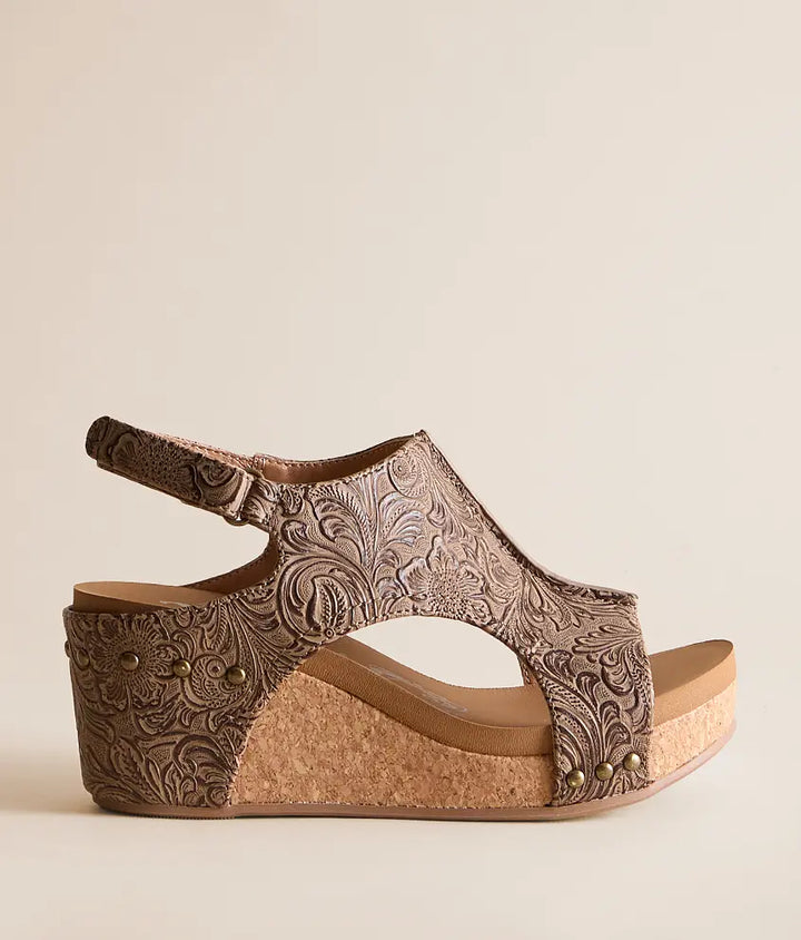 Very G - Isabella Chocolate Tooled