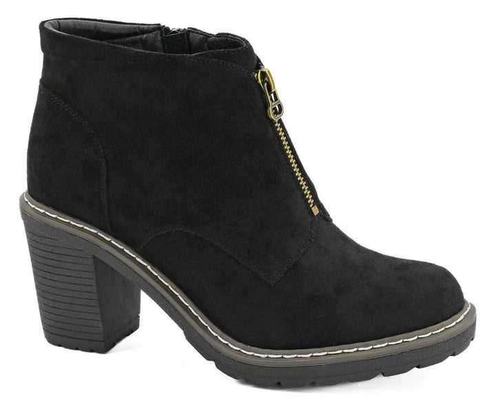 Corky Black Faux Suede Boots