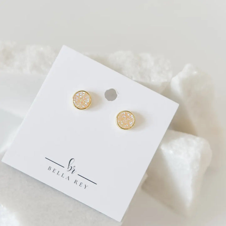 By Bella Rey - Crystal Stud Earrings