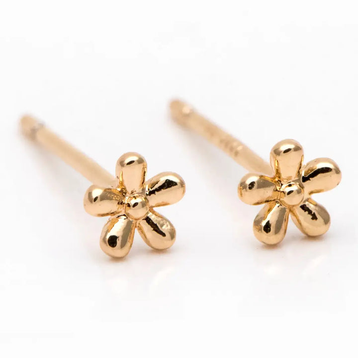 By Bella Rey- Dainty Flower Stud Earrings
