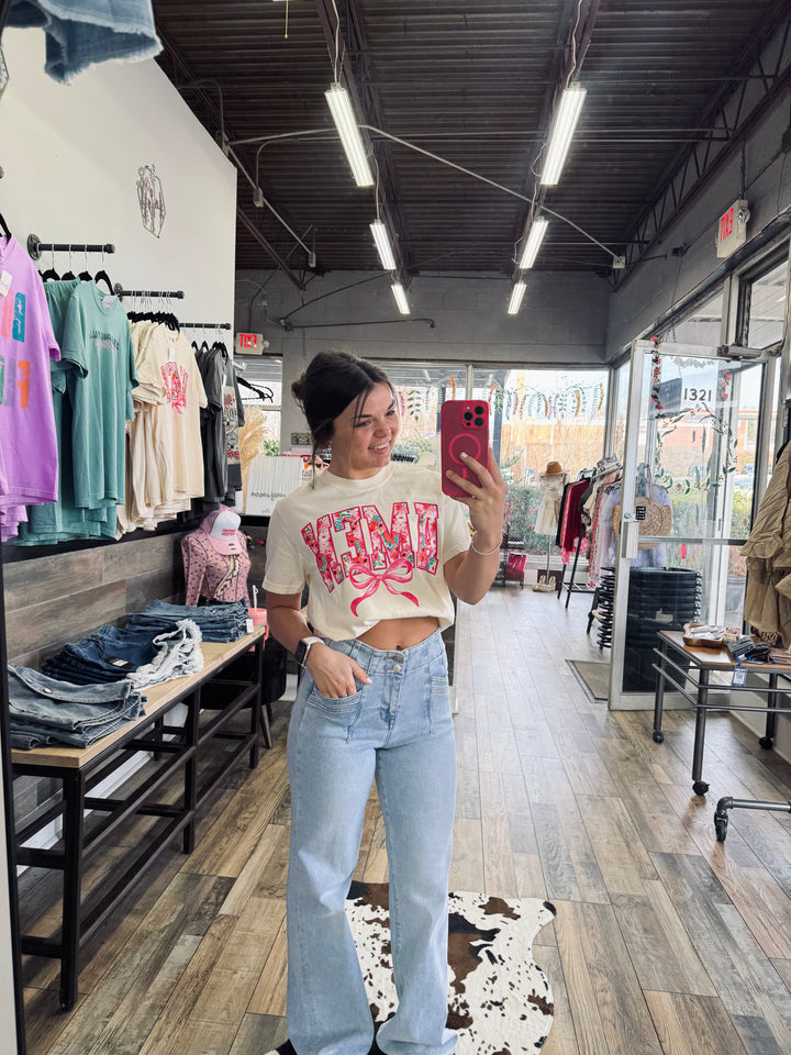 Mica Denim Wide Leg-Pocket