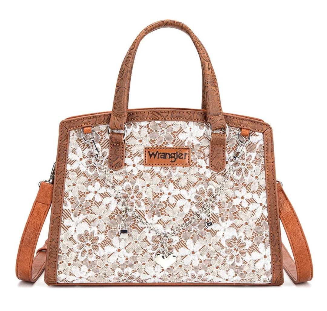 Wrangler Western Chic Lace Crossbody Bag
