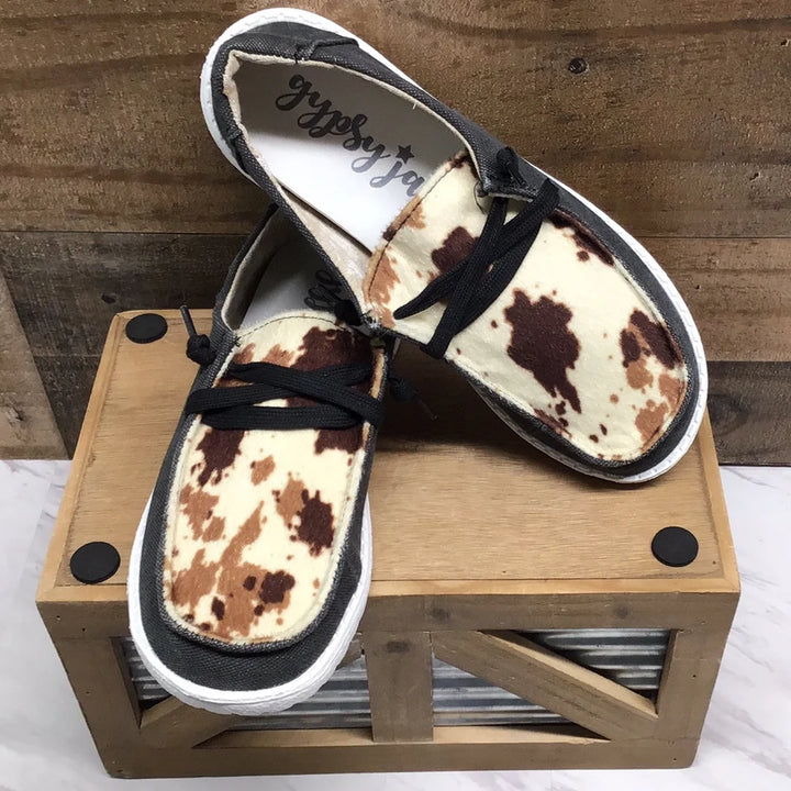 Gypsy Jazz Cow Print Mooma Black