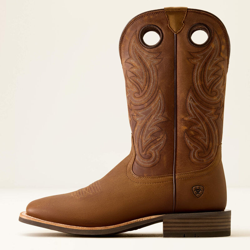 Highland Toughstock Wide Square Toe Cowboy Boot