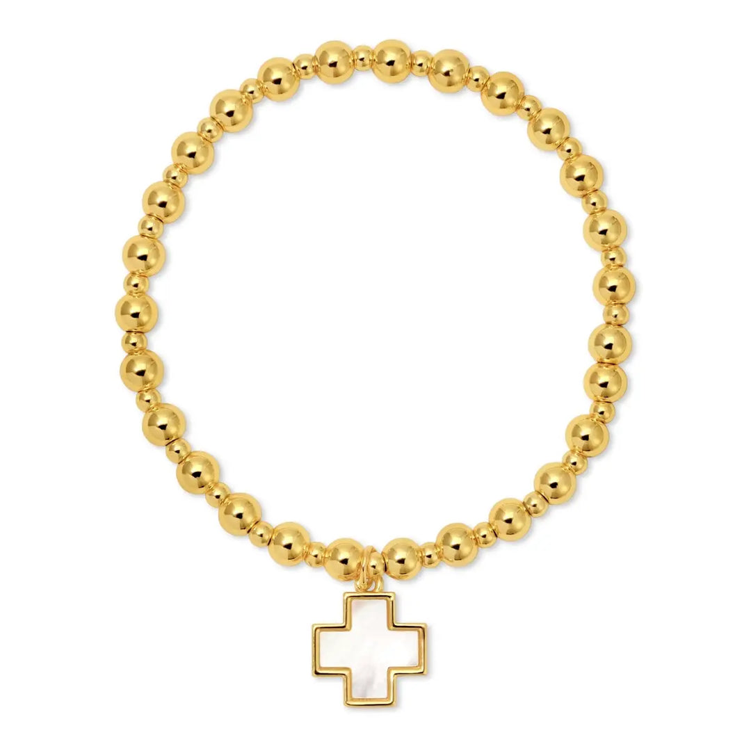Splendid Iris - Cross Bracelet