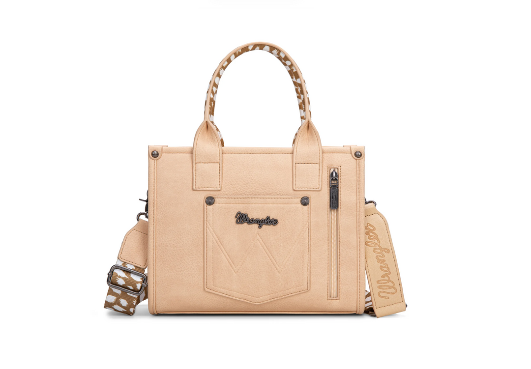 Wrangler Tan Deer Print Purse