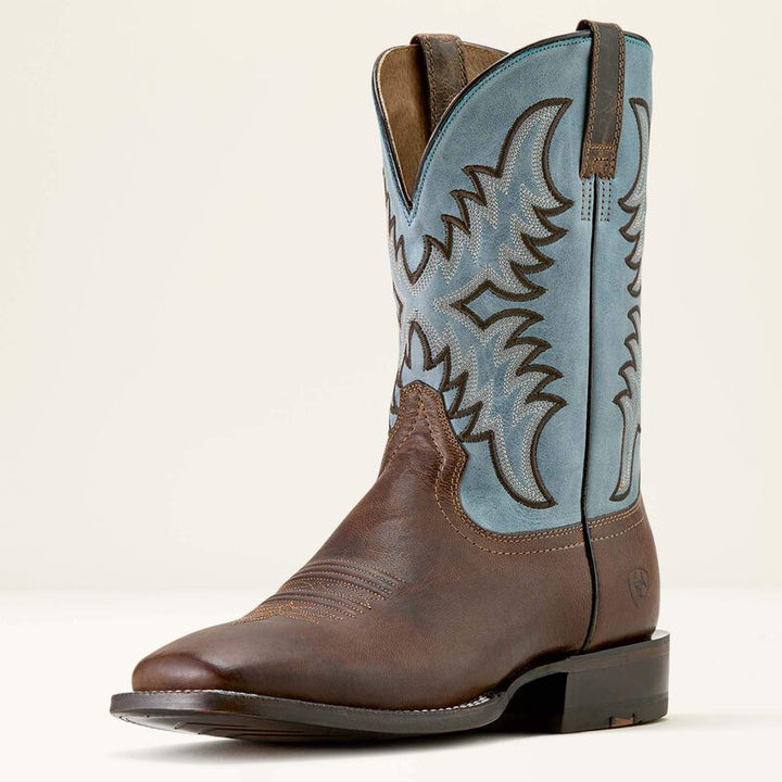 Ariat- MNS CATTLE CREEK WTHRD BRN/BLTC BLU
