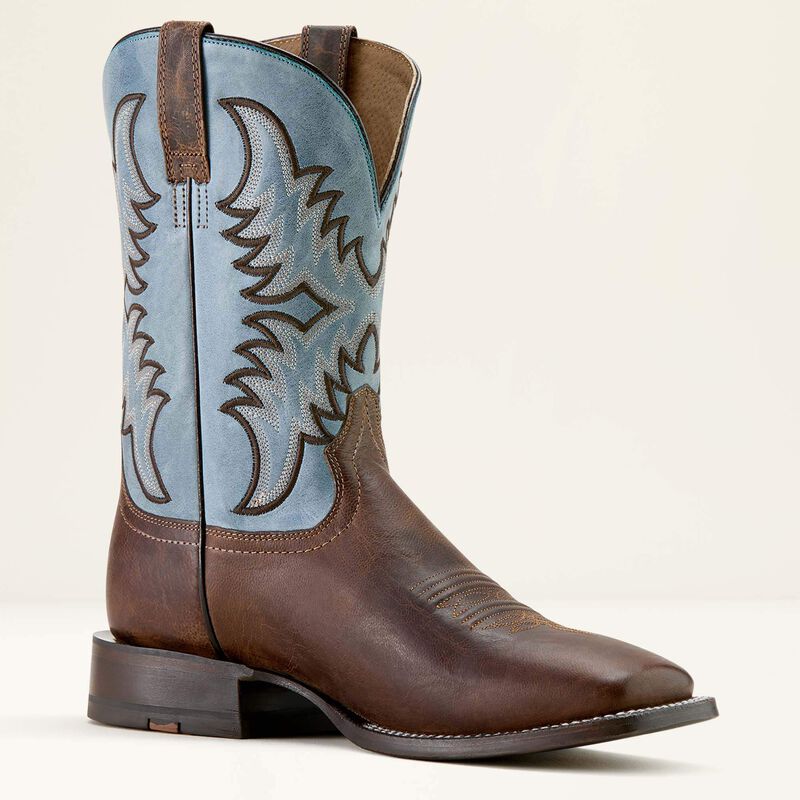 Ariat- MNS CATTLE CREEK WTHRD BRN/BLTC BLU