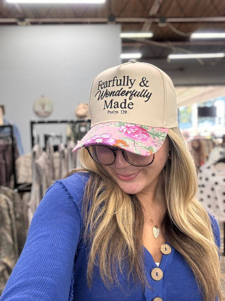 Fearfully and Wonderfully Made Embroidered Hat