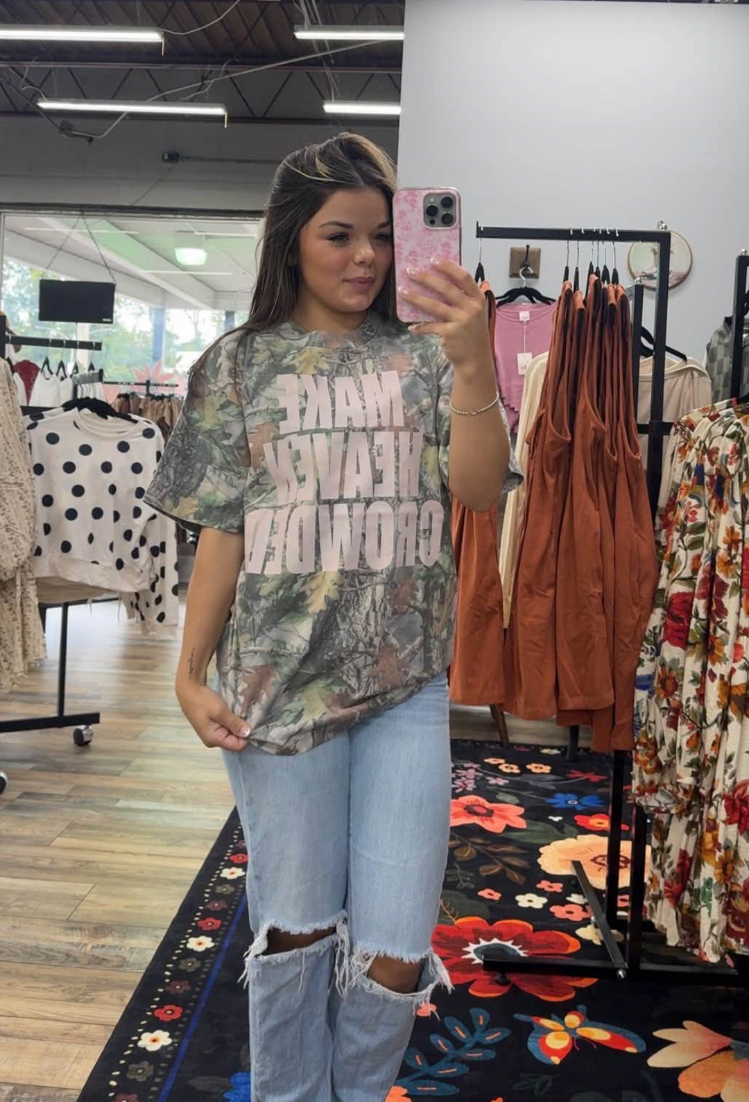 Make Heaven Crowded Camo T-Shirt