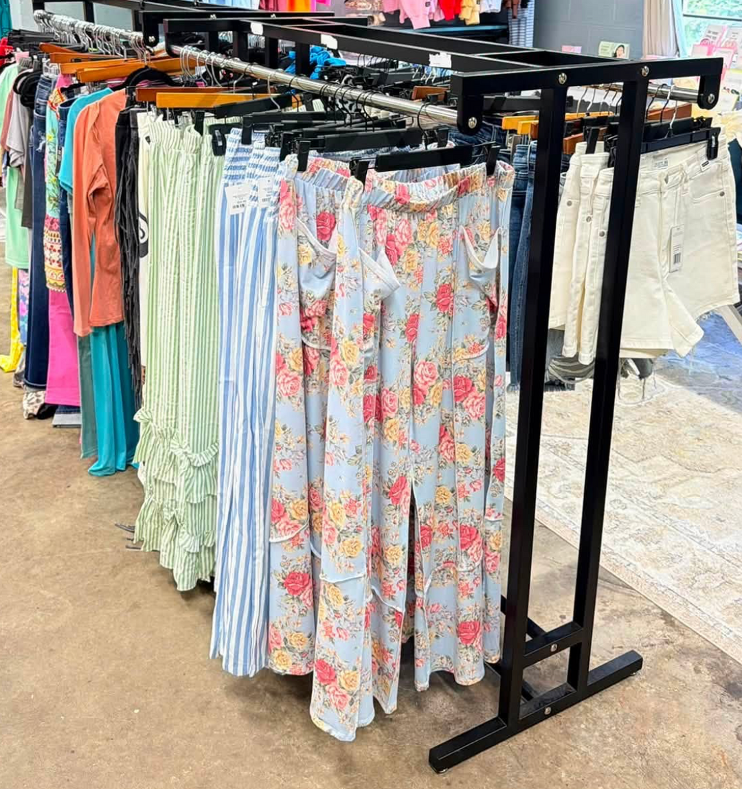 Haptics - Vintage Floral Elastic Pants