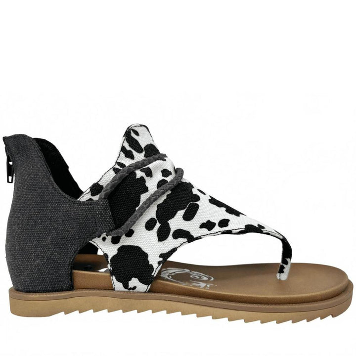 Very G-Cow Print Sandals