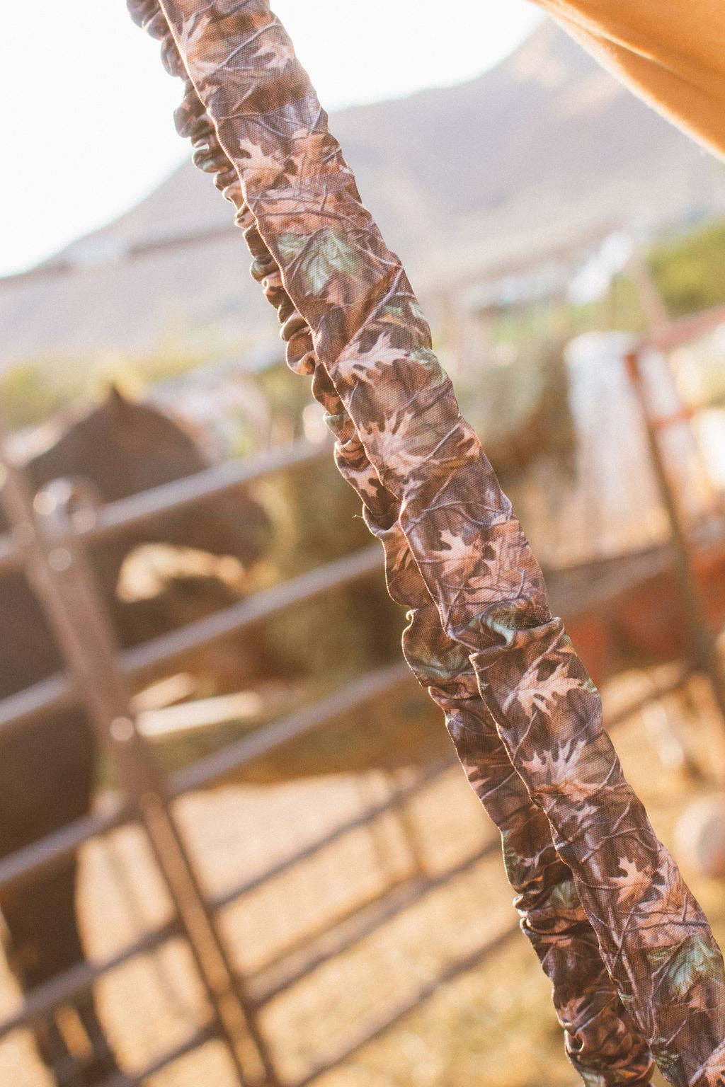 Brown Camo Lanyard