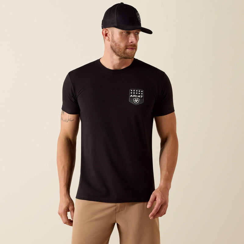 Ariat Strip Patriotic Badge Shirt