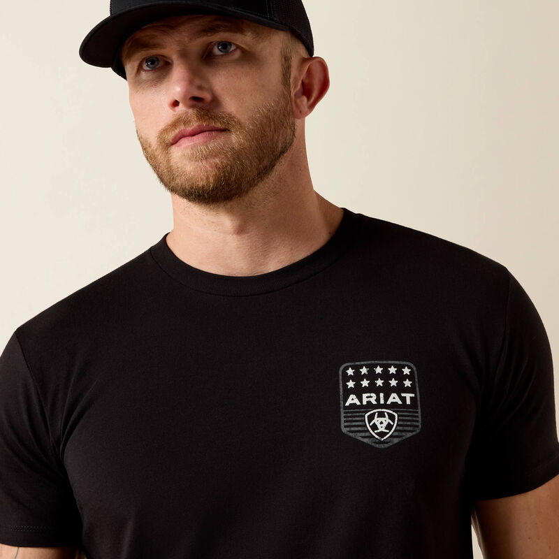 Ariat Strip Patriotic Badge Shirt