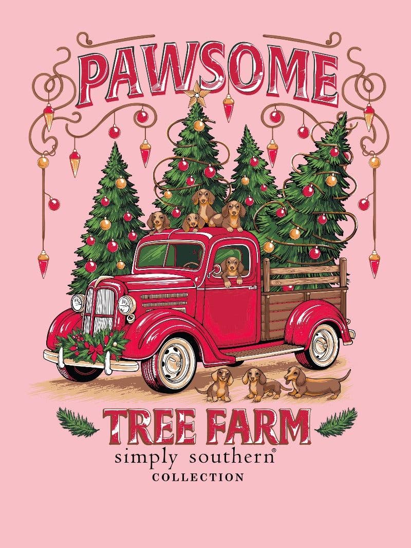 Simply Southern Christmas TREE FARM-PNK