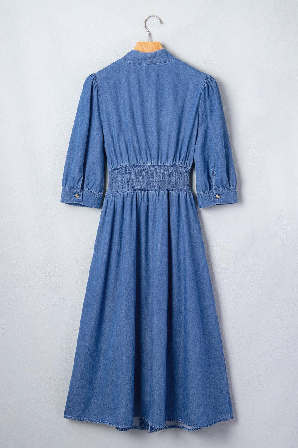 Blue Jean Zip Up Dress