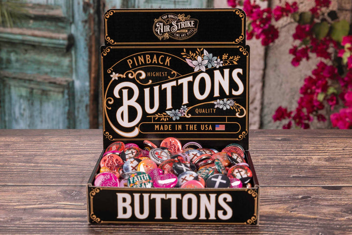 Christian Button Assortment - 1" Round Pinback Buttons