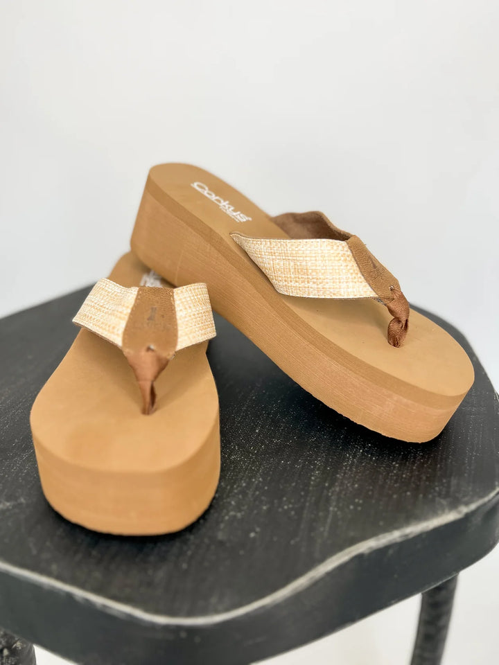 Corky- Raffia Flip Flops