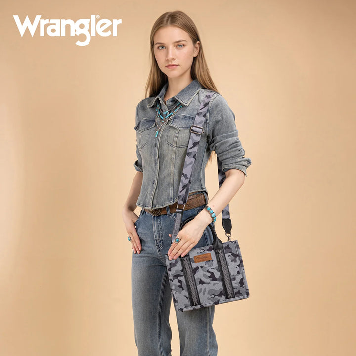 Wrangler Camo Tote/Crossbody