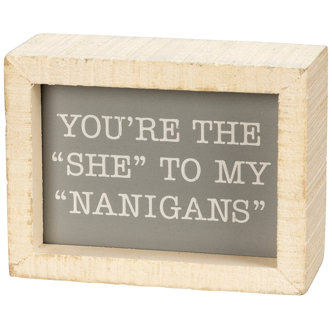 Nanigans Inset Box Sign