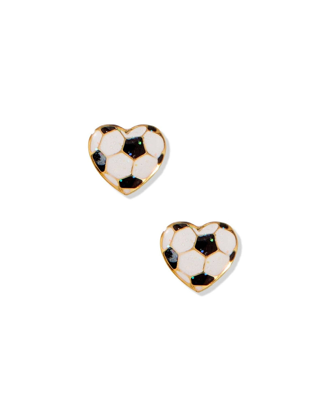 Screwback Stud Earrings - Soccer