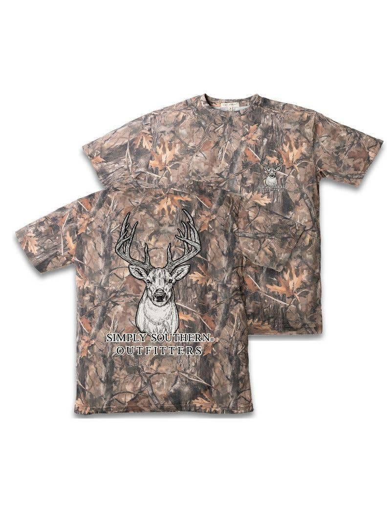 Simply Southern Camo Buck T-shirt